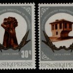 Albanien 1988 - Mi-Nr. 2365-2366 ** - MNH - Liga von Prizren (III)
