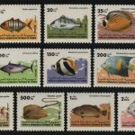 Südjemen 1984 - Mi-Nr. 363-376 ** - MNH - Fische / Fish