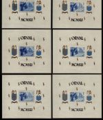 Belgien 1941 - Mi-Nr. Block 11-12 ** - MNH - je 3 Stück - Mängel / Faults