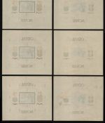 Belgien 1941 - Mi-Nr. Block 11-12 ** - MNH - je 3 Stück - Mängel / Faults