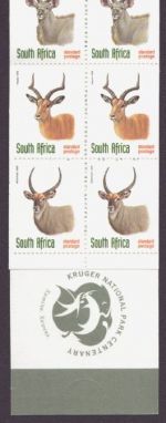 Südafrika 1998 - Mi-Nr. 1124-1128 Y D ** - MNH - Heft - Wildtiere / Wild animals