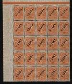 Russia / Levante 1910 - Mi-Nr. 49 ** - MNH - Bogenteil (2)