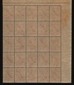 Russia / Levante 1910 - Mi-Nr. 49 ** - MNH - Bogenteil (2)