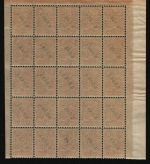 Russia / Levante 1910 - Mi-Nr. 49 ** - MNH - Bogenteil (3)