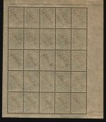 Russia / Levante 1910 - Mi-Nr. 50 ** - MNH - Bogenteil (1)