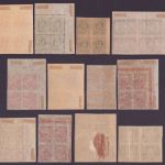 Estland 1919-1920 - ** / * - Lot verschiedene Viererblöcke - Mängel / Faults