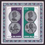 Cook-Inseln 1974 - Mi-Nr. Block 37 ** - MNH - Münzen / Coins