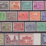 Berlin 1949 - Mi-Nr. 42-60 mit 57 X ** - MNH - Berliner Bauten I - BPP-Attest