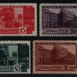 Russia / Sowjetunion 1941 - Mi-Nr. 821-824 ** - MNH - Leninmuseum (I)