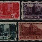 Russia / Sowjetunion 1941 - Mi-Nr. 821-824 ** - MNH - Leninmuseum (III)