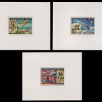 Libyen 1977 - Mi-Nr. 584-586 B ** - MNH - Luxusblocks - Flugzeuge / Airplanes