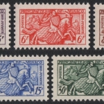 Monaco 1955 - Mi-Nr. 497-501 ** - MNH - Freimarken