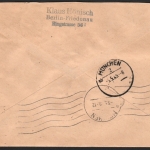 SBZ - Mi-Nr. 195 a, 201 wbz, 202 vx, 203 a wbz - Fernbrief - BPP geprüft