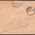 SBZ - Mi-Nr. 195 a, 202 vx, 205 waz (2) - Fernbrief - BPP geprüft