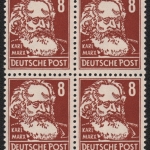 SBZ 1948 - Mi-Nr. 214 c ** - MNH - Viererblock - BPP geprüft