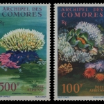 Komoren 1962 - Mi-Nr. 48 & 50 ** - MNH - Meeresleben / Marine life