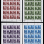 Monaco 1976 - Mi-Nr. 1207-1210 ** - MNH - Bogen - Vorausentwertung