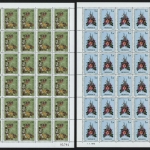 Monaco 1976 - Mi-Nr. 1248-1249 ** - MNH - Bogen - Blumen / Flowers