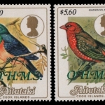 Aitutaki 1986 - Mi-Nr. Dienst 34-37 ** - MNH - Vögel / Birds