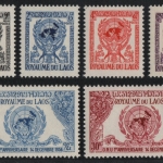 Laos 1956 - Mi-Nr. 54-59 ** - MNH - UNO (II)