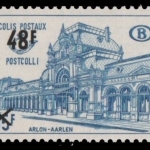 Belgien Postpaket 1970 - Mi-Nr. 64 y-66 ** - MNH - Bahnhöfe