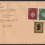 BRD 1953 - Brief nach Zürich