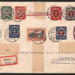 Danzig 1930 - Mi-Nr. 220-230 - Einschreiben - FDC - Nicht im Michel!