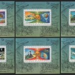 Guinea-Bissau 1977 - Mi-Nr. Block 62-67 A ** - MNH - Transport - UPU