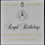 Isle of Man 1986 - Mi-Nr. 319-321 gest / used - Souvenir - Royal Birthdays