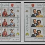 Isle of Man 1986 - Mi-Nr. 319-321 gest / used - Souvenir - Royal Birthdays