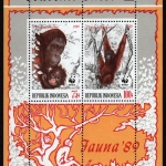 Indonesien 1989 - Mi-Nr. Block 67 ** - MNH - Orang Utan
