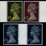 Großbritannien 1977 - Mi-Nr. 732-734 ** - MNH - Stegpaare - Elizabeth II (I)