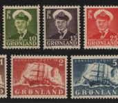 Grönland 1950 - Mi-Nr. 28-36 * - MH - Freimarken / Definitives