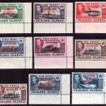 Falkland - South Shetland 1944 - Mi-Nr. D 1-8 & D 6 var ** - MNH - König George