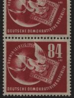 DDR 1950 - Mi-Nr. 260 ** - MNH - Paar - senkrecht
