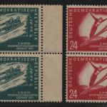 DDR 1951 - Mi-Nr. 280-281 ** - MNH - Paar - senkrecht