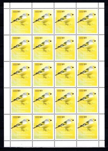 Liechtenstein Kleinbogen MiNr. 2035 2036 postfrisch Vögel Schmetterlinge