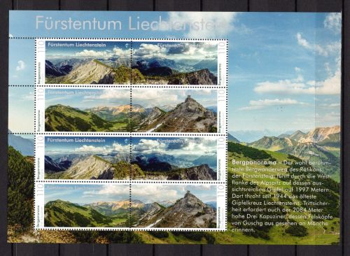 Liechtenstein Kleinbogen MiNr. 2051 2053 postfrisch Panorama Berge