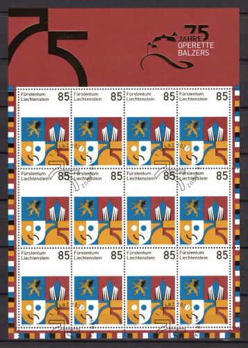 Liechtenstein Kleinbogen MiNr. 2002 gestempelt Musik