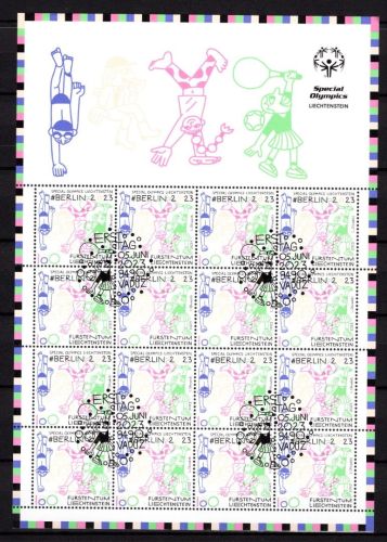Liechtenstein Kleinbogen MiNr. 2090 gestempelt Olmypiade