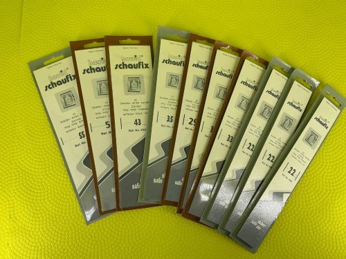 Hawid Schaufix Klemmstreifen Schwarz 10 Packungen in versch. Größen Neuware