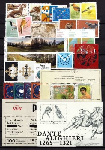 Liechtenstein Jahrgang 2021 kpl. MiNr. 2001-2034 postfrisch