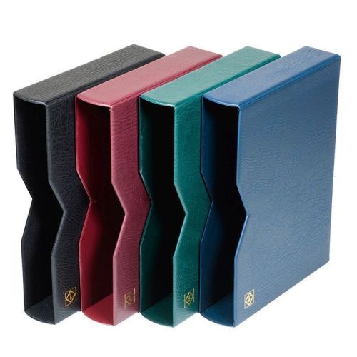 Leuchtturm Kassette / Schuber für Premium Einsteckbuch Blau 64 S. neuwertig