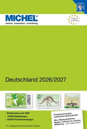Michel Katalog Deutschland 2026/2027 6002 Neu