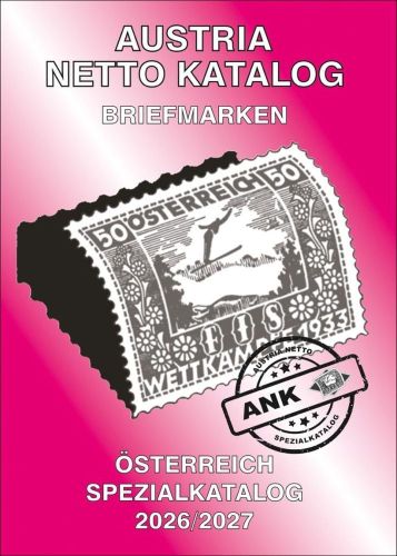 Austria Netto Katalog (ANK) Briefmarken Österreich-Spezialkatalog 2026/2027 Neu
