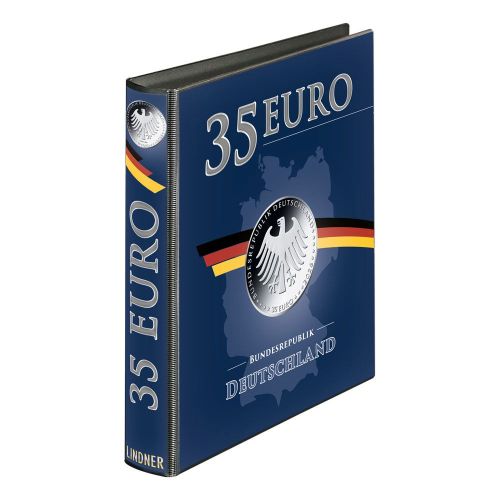 Lindner Karat Ringbinder für 35 Euro-Silbermünzen 1535R (ohne Inhalt) Neu