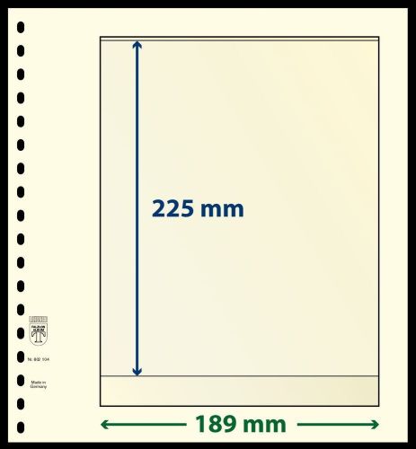 Lindner T - Blanko Blätter 802104P (10er Packung) neuwertig