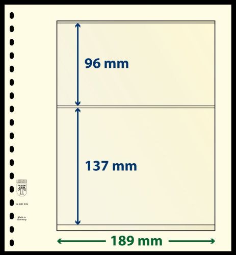 Lindner T - Blanko Blätter 802209P (10er Packung) neuwertig