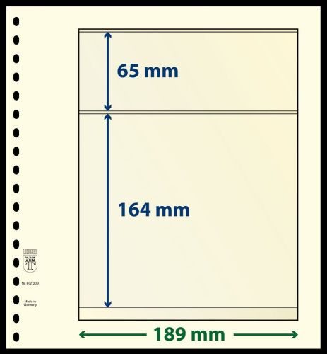 Lindner T - Blanko Blätter 802203P (10er Packung) neuwertig
