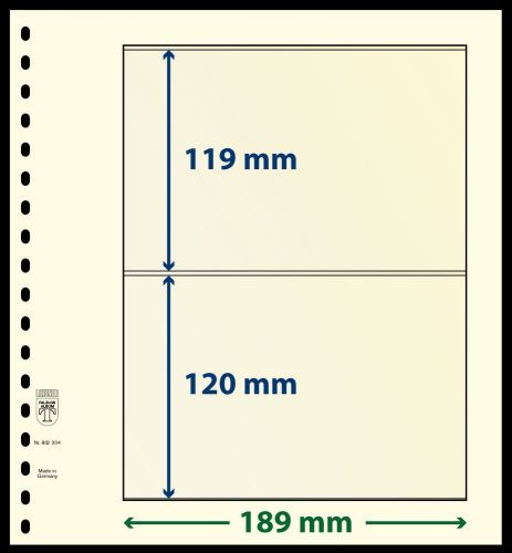 Lindner T - Blanko Blätter 802204P (10er Packung) neuwertig